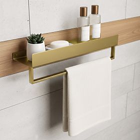 Bathroom Shelf for Bathtub SF01 45cm Brushed Gold