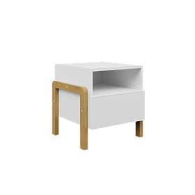 Bedside table Viktor - white