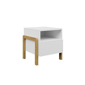 Bedside table Viktor - white, Kocot Kids