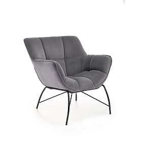 BELTON Relaxation Chair Grey (1p=1pc), Halmar
