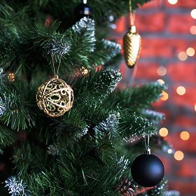 BLACK CHRISTMAS BALLS 100PCS KL-21X04