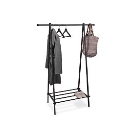 Black clothes hanger