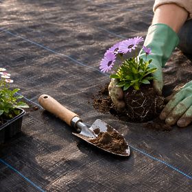 Black UV 90g Weed Control Fabric 1.1x50m with MultiGarden Pegs, MultiGarden