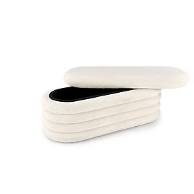 BLISS Bench with Storage, Cream (1p=1pc), Halmar