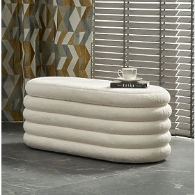 BLISS Bench with Storage, Cream (1p=1pc)