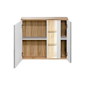 Cabinet with Mirror 80 cm 2 Doors