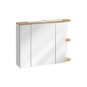 Cabinet with Mirror 90cm 3 Doors