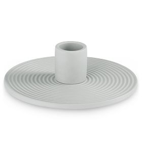 Candleholder MORAB Grey Color Boho Style for Interior AmeliaHome