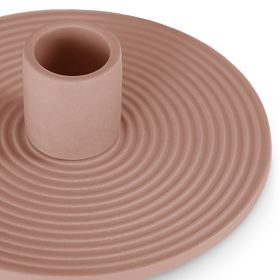 Candleholder MORAB Powder Pink Boho Style for Interior AmeliaHome, Housedecor