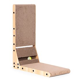 Cardboard Cat Scratcher Corner Bed with Toy Petsi, PETSI