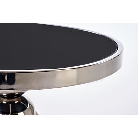 CARLA coffee table, black/silver (1p=1pc), Halmar