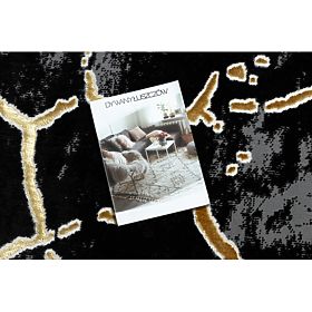 Carpet ALLURE 1967 Marble - Structural, Stylish, Glamour Black / Gold