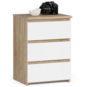 CHEST OF DRAWERS CL3/40 PK OAK SONOMA / WHITE