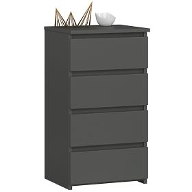 CHEST OF DRAWERS CL4 PK GRAPHITE GRAY