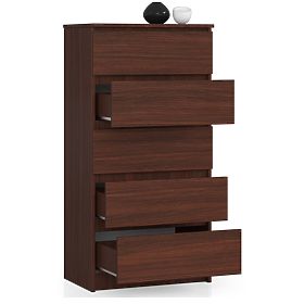 CHEST OF DRAWERS K 60 cm 5 DRAWERS PK WENGE