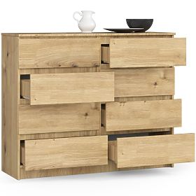 CHEST OF DRAWERS K120 8SZ CLP ARTISAN OAK