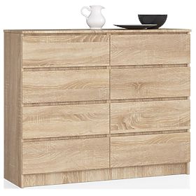 CHEST OF DRAWERS K140 8SZ CLP PK OAK SONOMA
