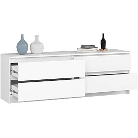 CHEST OF DRAWERS K160 4SZ CLP PK WHITE