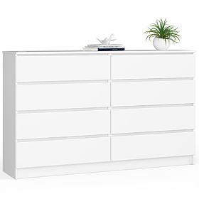 CHEST OF DRAWERS K160 8SZ CLP PK WHITE