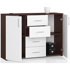 CHEST OF DRAWERS K45 PK WENGE / WHITE