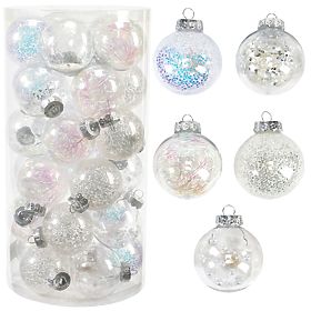 CHRISTMAS BALLS 30 PCS SYSD1688-058, Tutumi