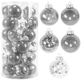 CHRISTMAS BALLS 30 PCS SYSD1688-064, Tutumi