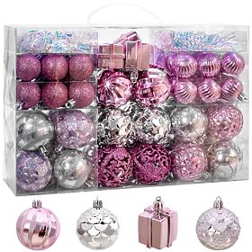 CHRISTMAS ORNAMENTS MIX 72PCS 311435, Tutumi