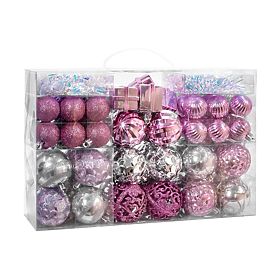 CHRISTMAS ORNAMENTS MIX 72PCS 311435, Tutumi