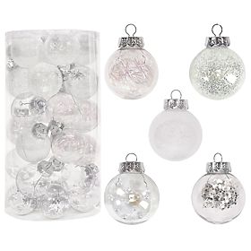 Christmas Ornaments White 30pcs sysd1688-057, Tutumi