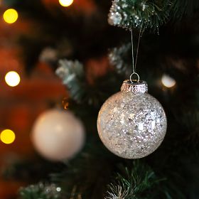 Christmas Ornaments White 30pcs sysd1688-057, Tutumi