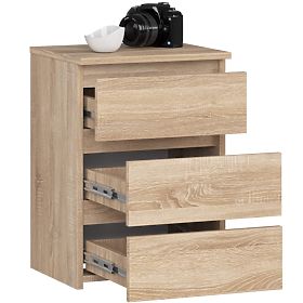 CL3/40 PK SONOMA OAK CHEST OF DRAWERS