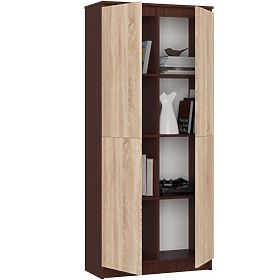 CLOSED SHELF R80 2D 8P CLP WENGE / SONOMA