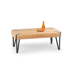 Coffee Table EMILY Golden Oak / Black (1p=1pc)