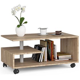 COFFEE TABLE ON WHEELS VINI SONOMA