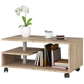 COFFEE TABLE ON WHEELS VINI SONOMA