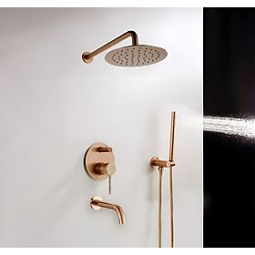 Concealed Bath-Shower Set Rea Lungo Copper + BOX