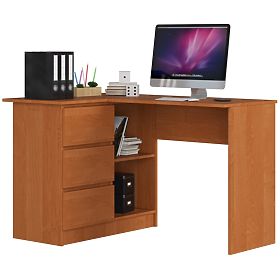 CORNER DESK B16 CLP LEFT ALDER