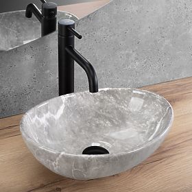 Countertop Washbasin Rea Sofia Mini Grigio