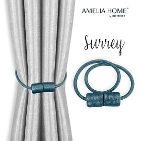 Curtains - Accessories SURREY Color Navy Blue ameliahome