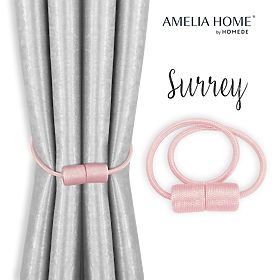 Curtains - Accessories SURREY Color Powder Pink ameliahome
