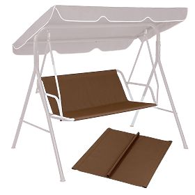 Cushion for Garden Swing 127x100 cm Brown MultiGarden