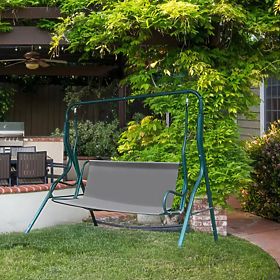 Cushion Pad for Garden Swing 140 x 100 cm Grey ModernHome