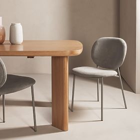 Dining Chair Alexa, Light Brown/Beige Legs