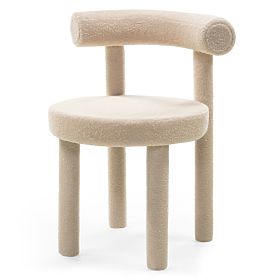 Dining Chair Pedro 2.0, Beige, Boucle