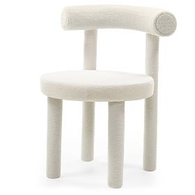Dining Chair Pedro 2.0, Ecru, Boucle, lectus