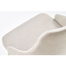 Dining Chair TOLEDO - Honey Oak/Cream