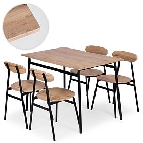 Dining Room Kitchen Furniture Set Table + 4 Chairs OSLO ModernHome
