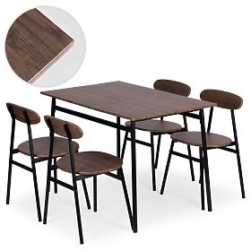 Dining Room Kitchen Furniture Set Table + 4 Chairs OSLO ModernHome