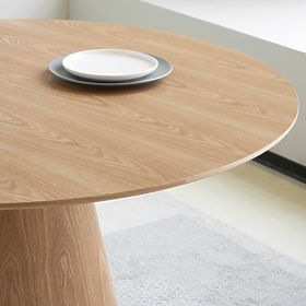 Dining Table Stella, Round, Natural, lectus