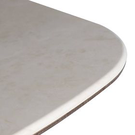 Dining Table Zorin 200 cm, Light Beige/Marble